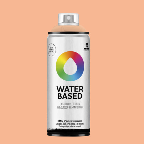 Water-based spray paint can azo orange pale dalai 