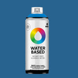 Water-based spray can with hope blue