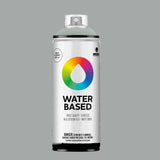 Water-based spray paint can pearl grey