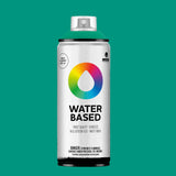 Water-based spray can emerald green