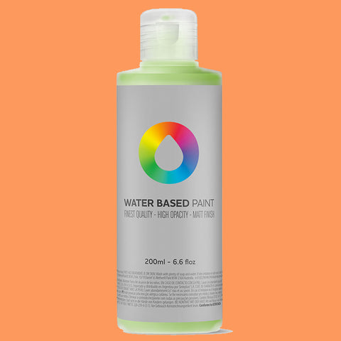 MTN Water Based Paint Azo Orange Light 200ml - AllCity NZ - Spray Paint NZ